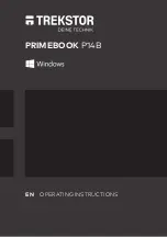 Preview for 1 page of TrekStor PRIMEBOOK P14B Operating Instructions Manual