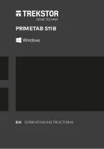 Preview for 1 page of TrekStor PrimeTab S11B Operating Instructions Manual