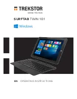 TrekStor SurfTab twin 10.1 Operating Instructions Manual preview