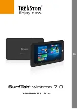 Preview for 1 page of TrekStor SurfTab wintron 7.0 Operating Instructions Manual