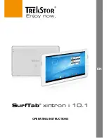 Preview for 1 page of TrekStor SurfTab xintron i 10.1. Operating Instructions Manual