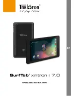 Preview for 1 page of TrekStor SurfTab xintron i 7.0 Operating Instructions Manual