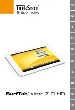 Preview for 1 page of TrekStor SurfTab Xiron 7.0 HD Operating Instructions Manual