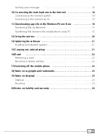 Preview for 3 page of TrekStor WinPhone 4.7 HD Operating Instructions Manual