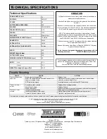 Preview for 19 page of Trelawny SPT TFP320 Operation & Maintenance Manual