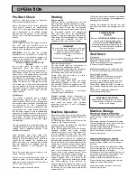 Preview for 3 page of Trelawny TFP260 Operation & Maintenance Manual