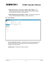 Preview for 46 page of Tremetrics RA660 Operation Manual