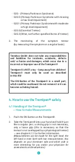 Preview for 8 page of Tremitas Tremipen Instructions For Use Manual