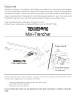 Preview for 2 page of TRENCHERPRO 26-183 Operator'S Manual