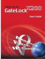 Trend Micro Gatelock X200 User Manual preview