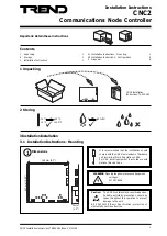 Preview for 1 page of TREND CNC2 Installation Instructions Manual