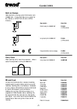 Preview for 7 page of TREND COMBI 1001 Manual