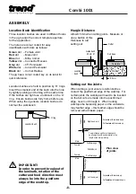 Preview for 8 page of TREND COMBI 1001 Manual