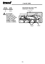 Preview for 14 page of TREND COMBI 1001 Manual