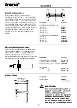 Preview for 7 page of TREND COMBI 65 Manual