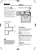 Preview for 15 page of TREND COMBI 66 Manual