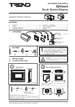 Preview for 1 page of TREND IQView4 Installation Instructions Manual