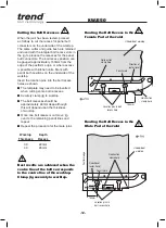 Preview for 13 page of TREND KWJ650 Instructions Manual