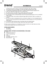 Предварительный просмотр 24 страницы TREND R/STAND/A Original Instructions Manual