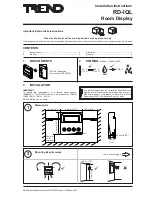 Preview for 1 page of TREND RD-IQL Installation Instructions Manual