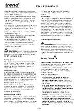 Preview for 14 page of TREND T18S/AG115 Original Instructions Manual