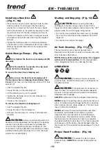 Preview for 18 page of TREND T18S/AG115 Original Instructions Manual