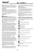 Preview for 18 page of TREND T18S/R14 Original Instructions Manual