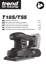 TREND T18S Original Instructions Manual preview