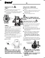 Preview for 10 page of TREND T5MK1 Instructions Manual