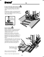 Preview for 18 page of TREND T5MK1 Instructions Manual