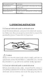 Preview for 14 page of trendmedic TENS-EMS R-C101C Instruction Manual