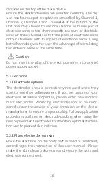 Preview for 15 page of trendmedic TENS-EMS R-C101C Instruction Manual