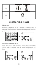 Preview for 20 page of trendmedic TENS-EMS R-C101C Instruction Manual