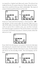 Preview for 22 page of trendmedic TENS-EMS R-C101C Instruction Manual