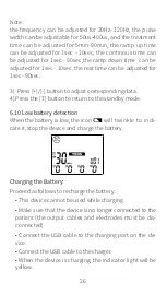 Preview for 26 page of trendmedic TENS-EMS R-C101C Instruction Manual