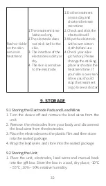 Preview for 32 page of trendmedic TENS-EMS R-C101C Instruction Manual