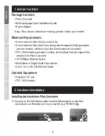 Preview for 2 page of TRENDnet 1550nm Quick Installation Manual