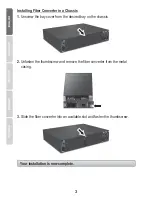 Preview for 4 page of TRENDnet 1550nm Quick Installation Manual