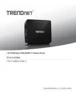 TRENDnet AC750 TEW-816DRM Quick Installation Manual preview