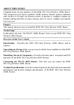 Preview for 7 page of TRENDnet DSLR-2000G User Manual