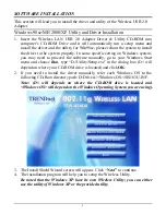 Preview for 9 page of TRENDnet IEEE 802.11g Pen Size Wireless USB 2.0 Adapter User Manual