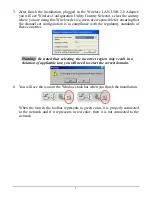 Preview for 10 page of TRENDnet IEEE 802.11g Pen Size Wireless USB 2.0 Adapter User Manual