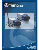 Preview for 1 page of TRENDnet IP301W - Network Camera User Manual