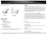 Preview for 3 page of TRENDnet Powerline 1300 AV2 Adapter with Built-in Outlet User Manual