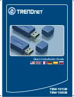 TRENDnet TBW-101UB Quick Installation Manual preview
