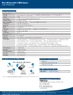 Preview for 2 page of TRENDnet TBW-107UB Specifications