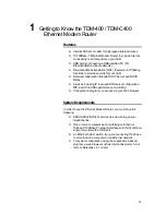 Предварительный просмотр 17 страницы TRENDnet TDM-C400 User Manual