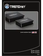 TRENDnet TDM-C504 Quick Installation Manual preview