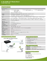 Предварительный просмотр 2 страницы TRENDnet TDM-C504 Specifications