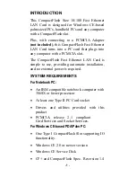 Preview for 5 page of TRENDnet TE-CF100 User Manual